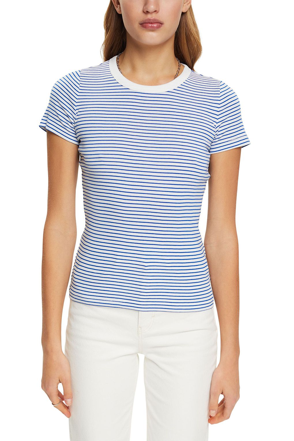 

Футболка женская Esprit Casual 992EE1K328 синяя S, Синий, 992EE1K328