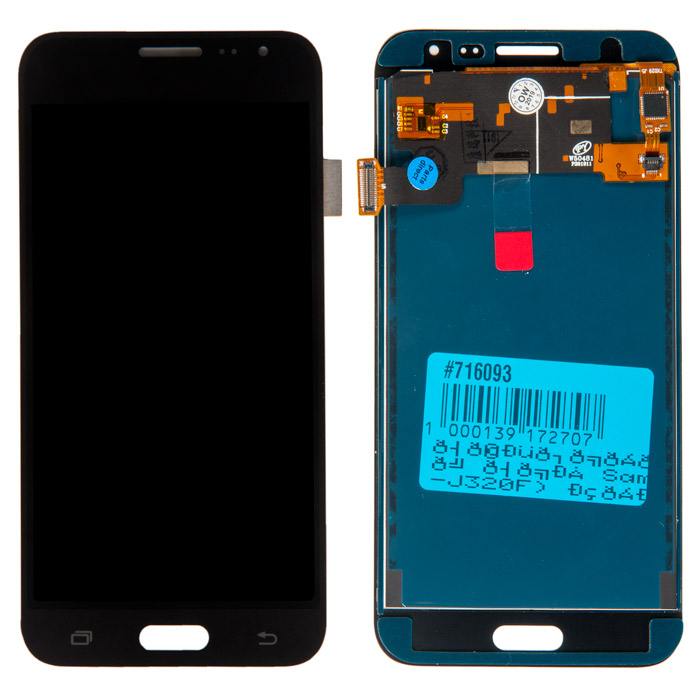 

Дисплей с тачскрином для Samsung Galaxy J3 чёрный, TFT, с регулировкой яркости, PD-716093