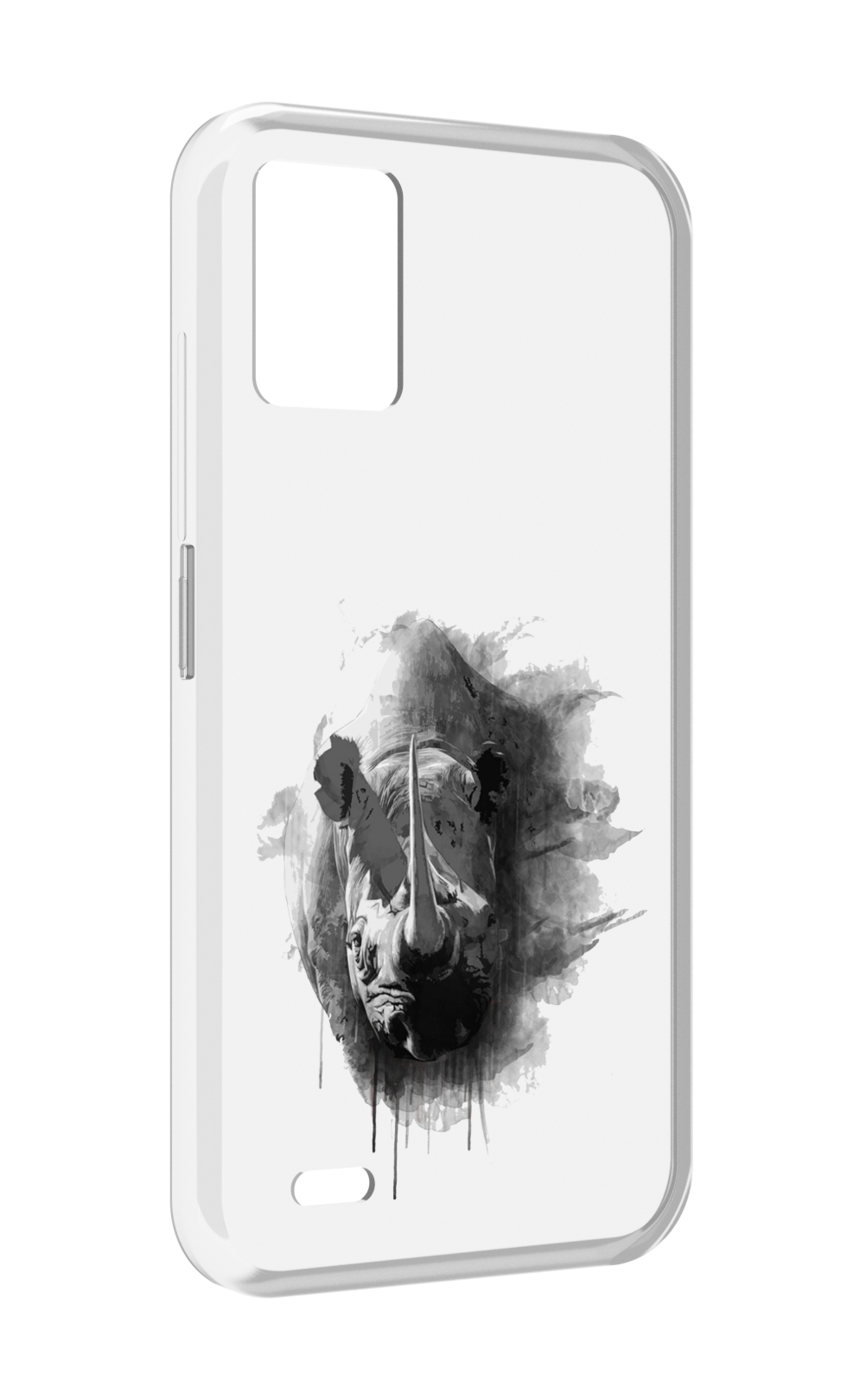 

Чехол задняя-панель-накладка-бампер MyPads носорог для UMIDIGI Bison 1 противоударный, Прозрачный, Tocco
