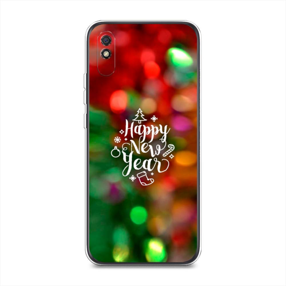 

Чехол для Xiaomi Redmi 9A "Новый Год на елке", Зеленый;красный;желтый, 38950-5