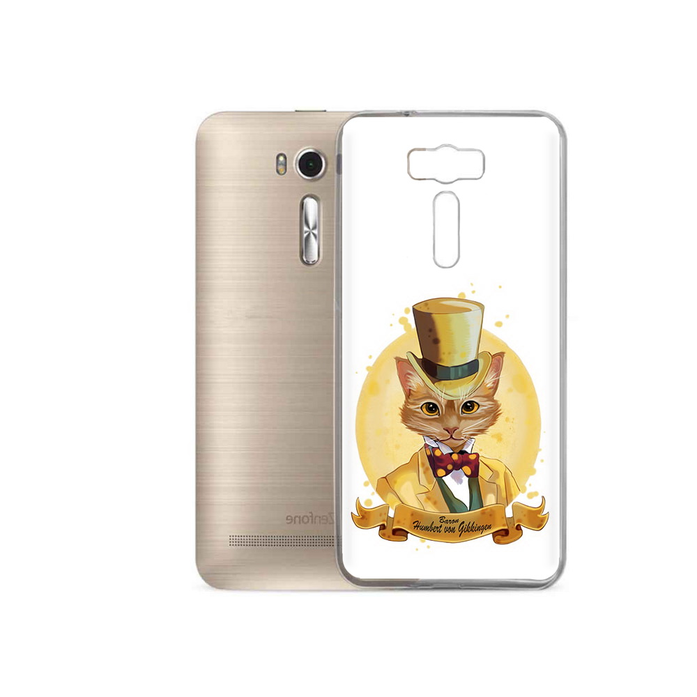 

Чехол MyPads Tocco для Asus ZenFone 2 Laser (ZE500KL) кот юрист, Прозрачный, Tocco