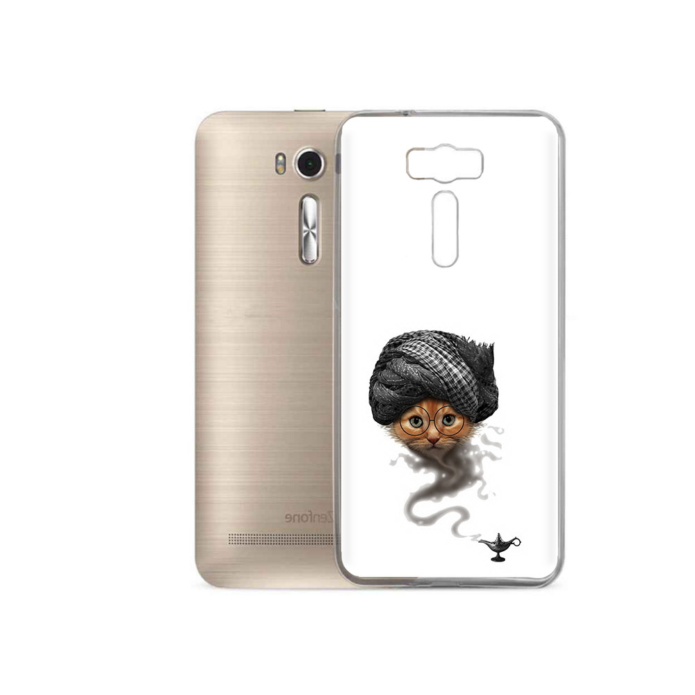 

Чехол MyPads Tocco для Asus ZenFone 2 Laser (ZE500KL) кот джин, Прозрачный, Tocco