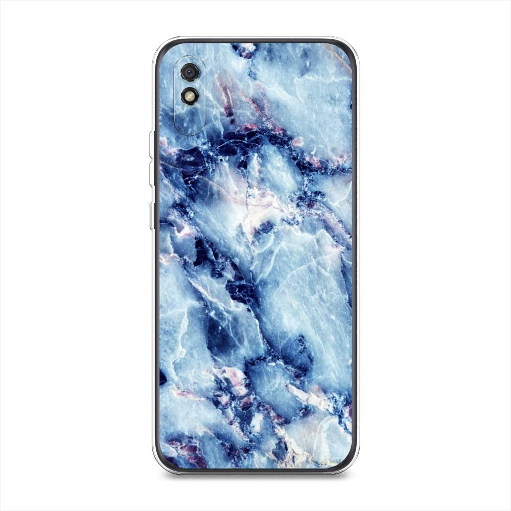 

Чехол на Xiaomi Redmi 9A "Мрамор с синими прожилками", Синий, 38950-3