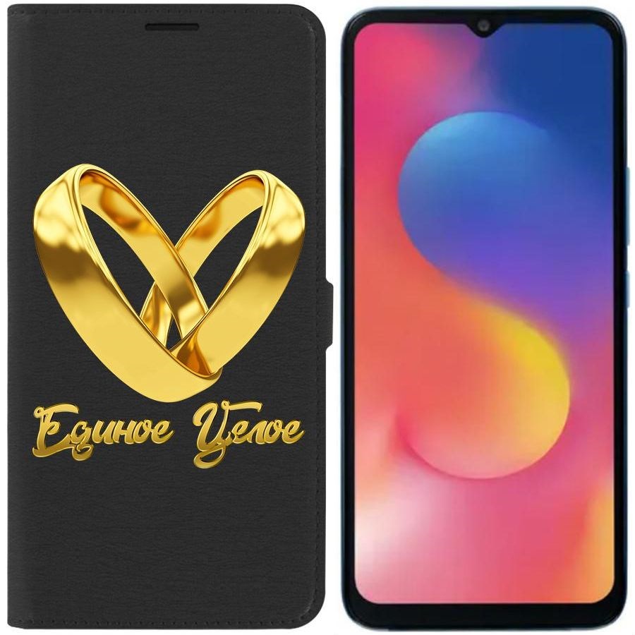 

Чехол-книжка Eco для Infinix Hot 20i Единое целое (черный)
