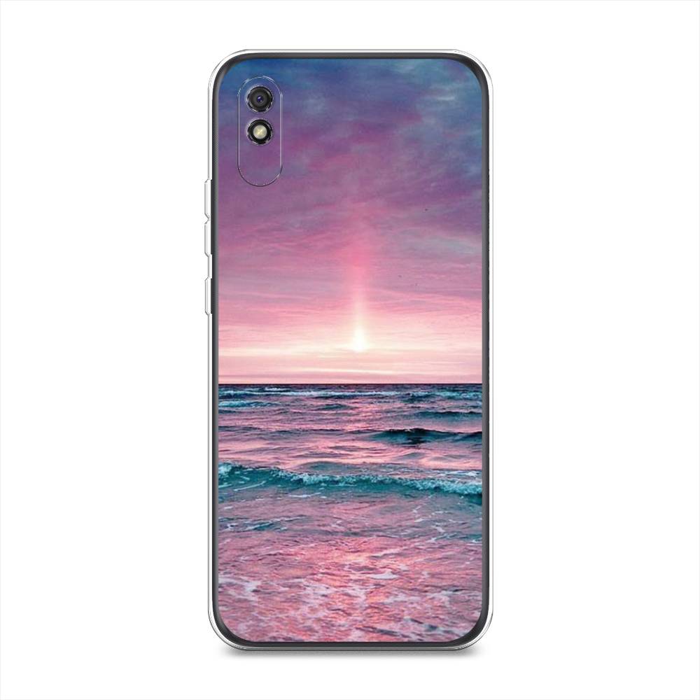 

Чехол на Xiaomi Redmi 9A "Восход 3", Розовый;голубой, 38950-2