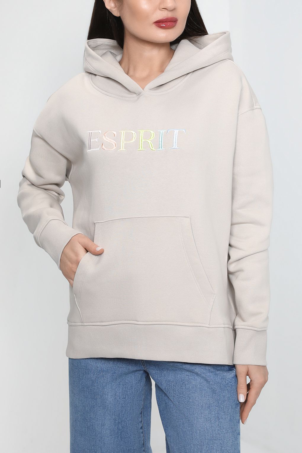 

Худи женское Esprit Casual 013EE1J305 бежевое S, Бежевый, 013EE1J305