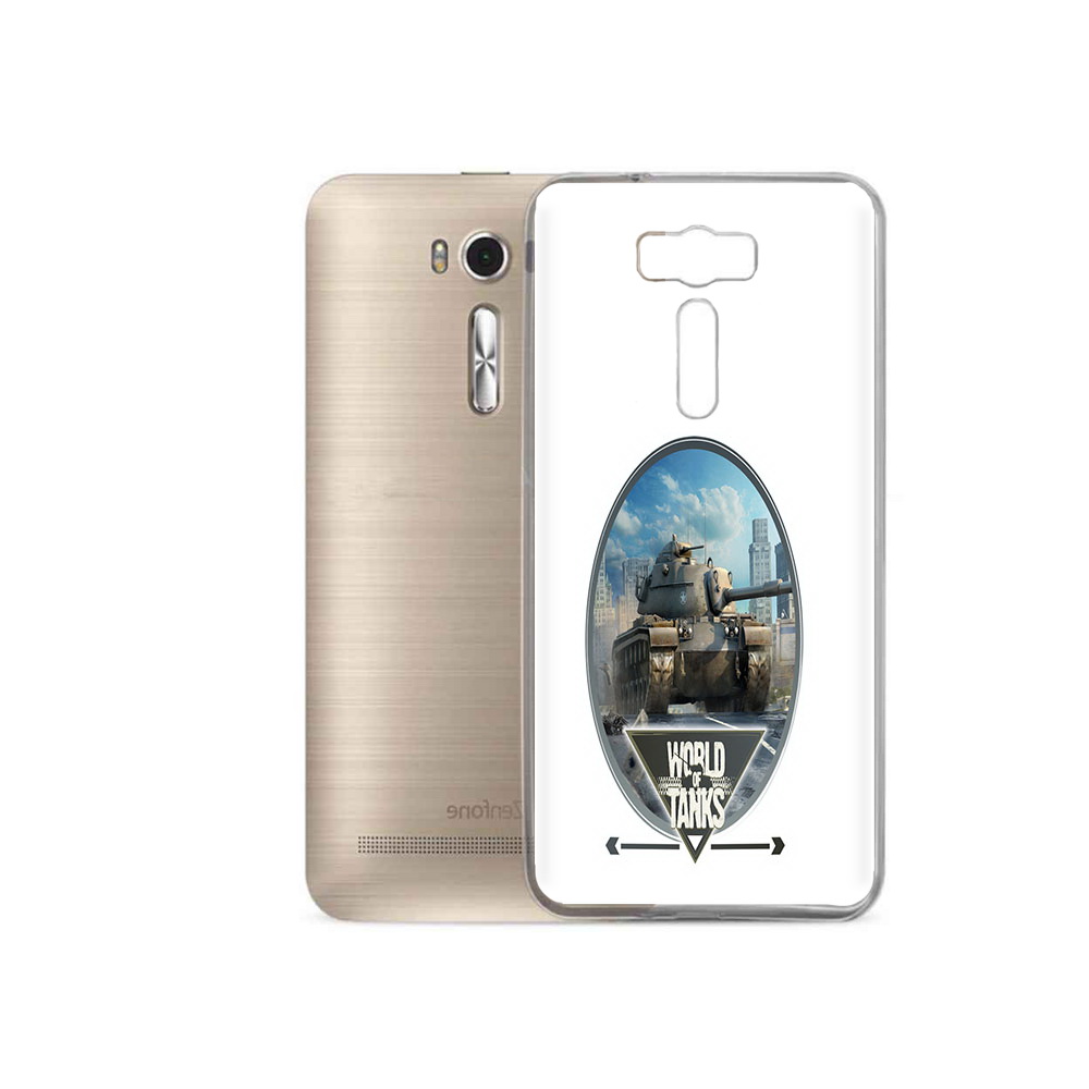 

Чехол MyPads Tocco для Asus ZenFone 2 Laser (ZE500KL) игра с танками, Прозрачный, Tocco