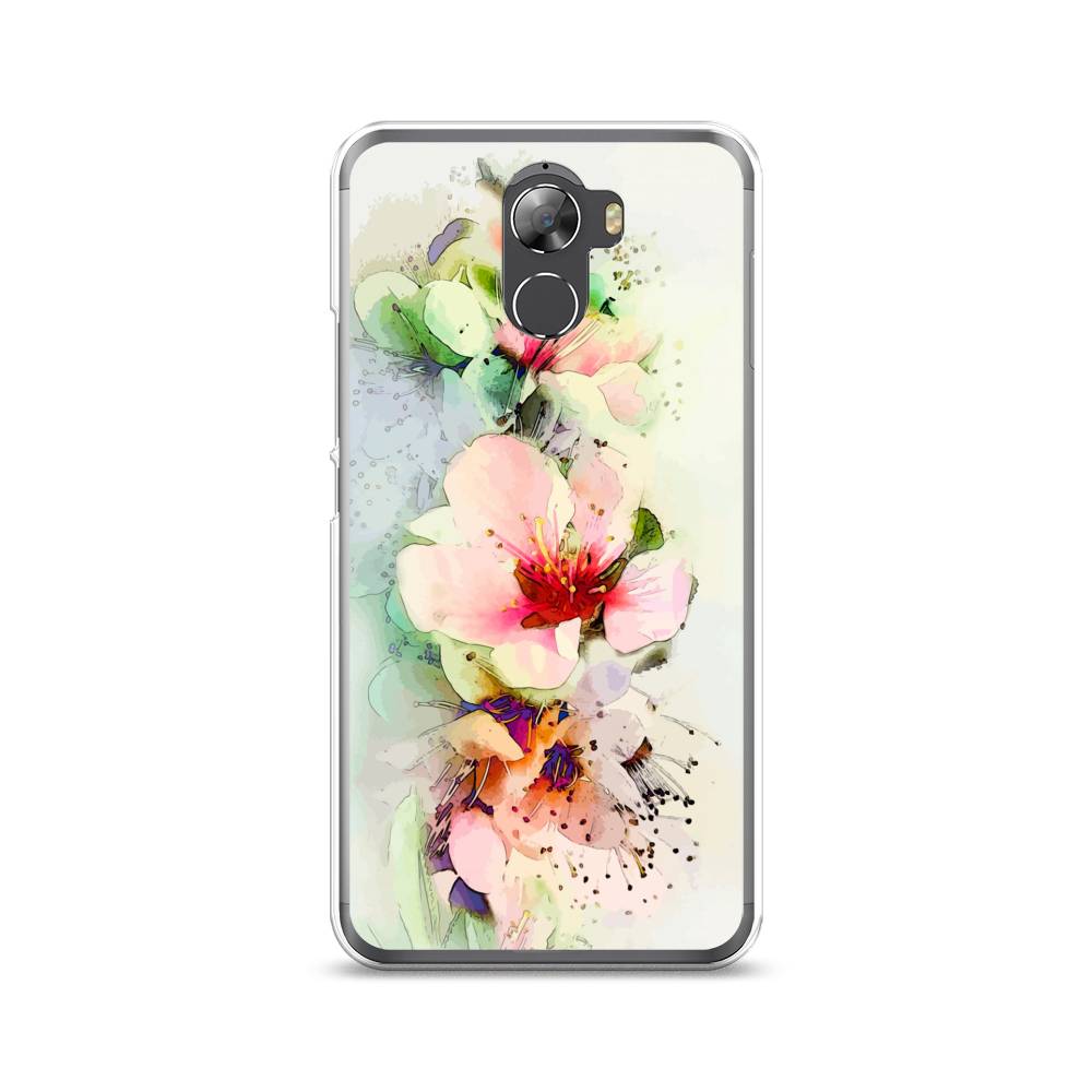

Чехол на Wileyfox Swift 2 "Нежные цветы", Зеленый;розовый, 210350-2