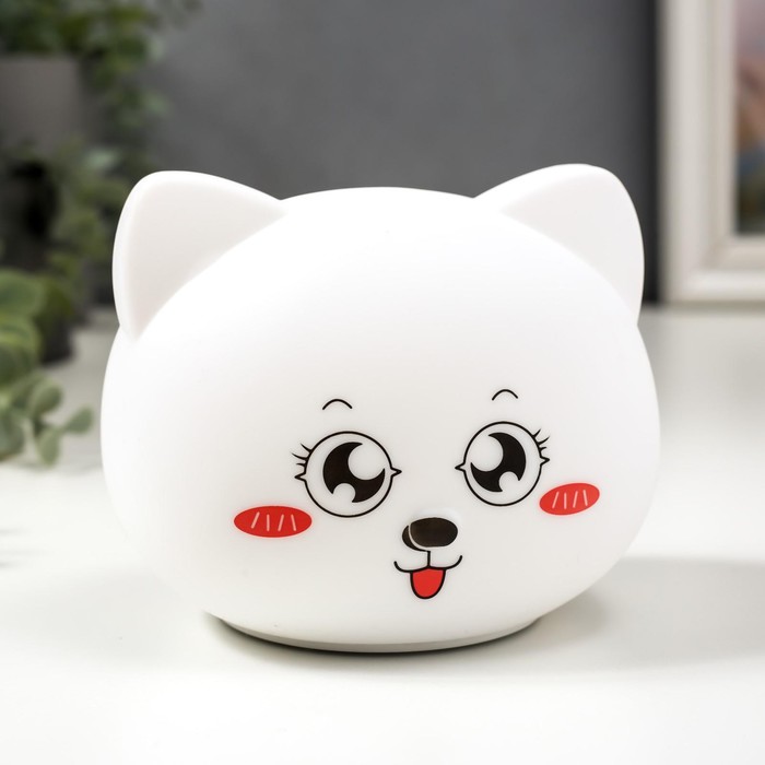 

Ночник Котенок LED от батареек 3хААА 11х7,5х10 см