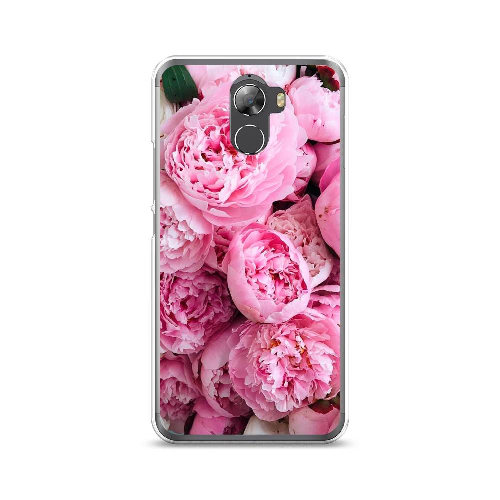 

Чехол на Wileyfox Swift 2 "Розовые пионы", Бежевый;розовый, 210350-2