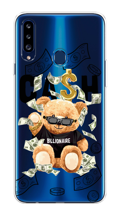

Чехол на Samsung Galaxy A20s "Big cash", Черный;серый;бежевый, 2100850-6