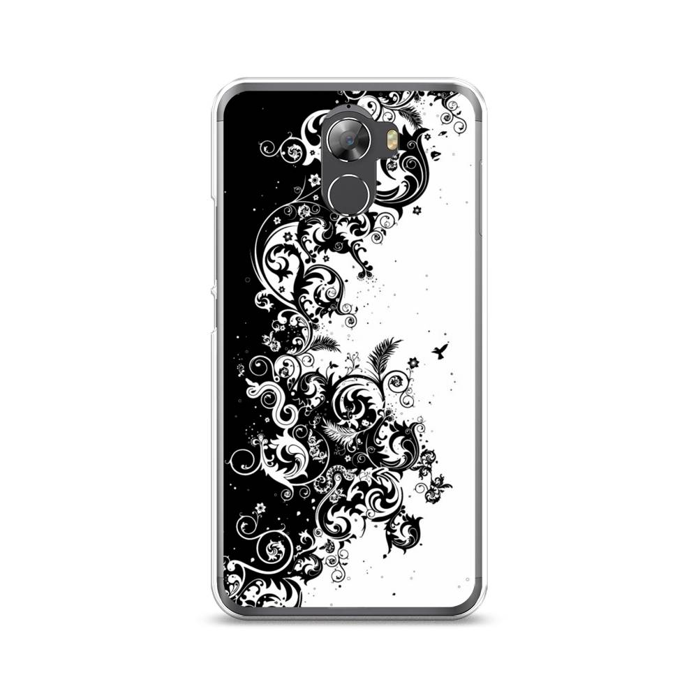 

Чехол на Wileyfox Swift 2 "Черно белый узор", Белый;черный;серый, 210350-3