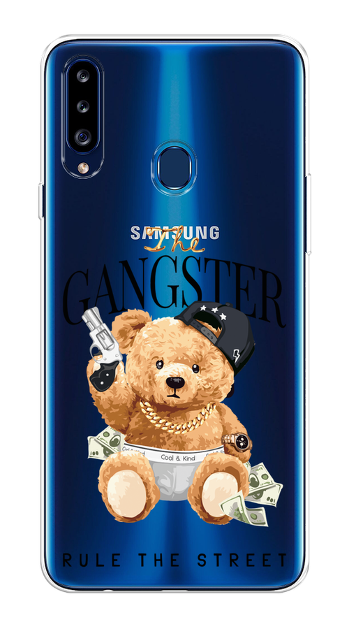 

Чехол на Samsung Galaxy A20s "The Gangster", Бежевый;серый;черный, 2100850-6