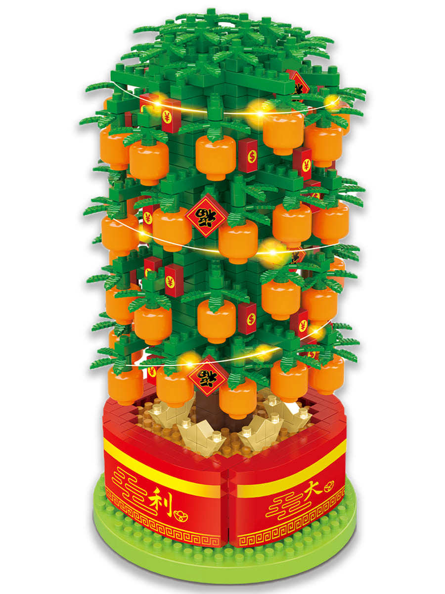 

Конструктор Wisehawk Денежное дерево 952 детали №2670 Citrus Keep Joy Series