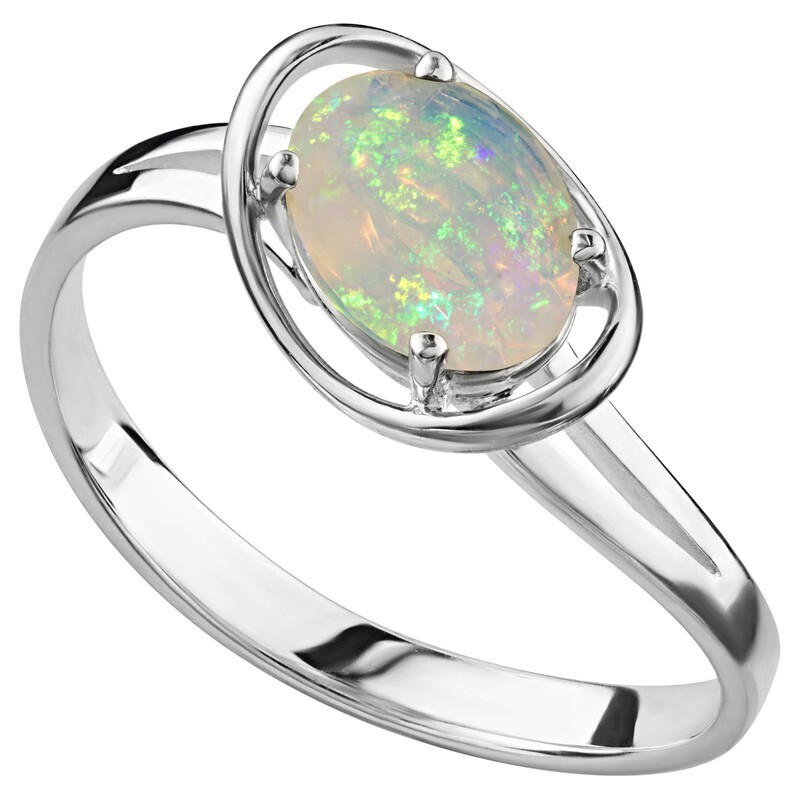 

Кольцо из серебра с опалом р. , LAZURIT-ONLINE 8175AG, 8175AG