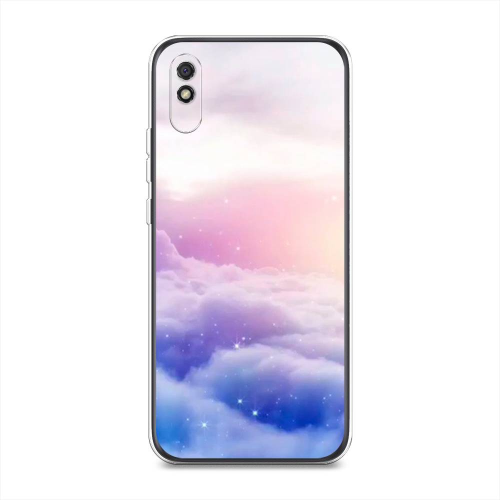 

Чехол на Xiaomi Redmi 9A "Небеса", Голубой;белый;розовый, 38950-2