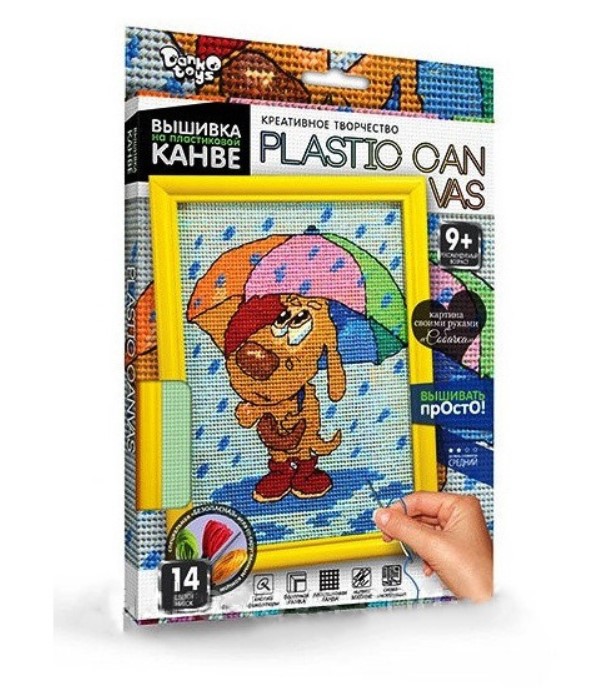 

Вышивка на пластиковой канве DANKO TOYS Plastic Canvas, набор 4 PC-01-04