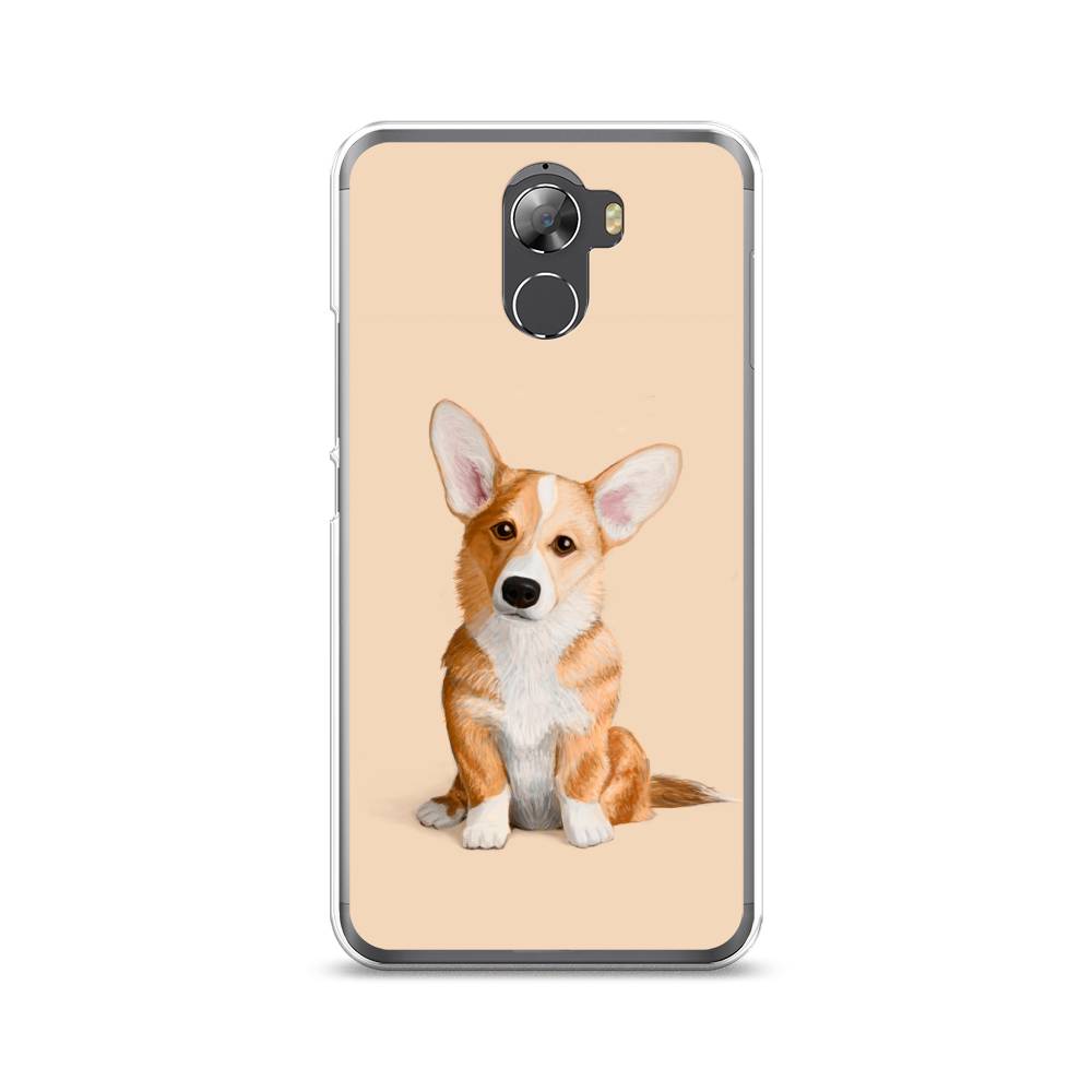 

Чехол на Wileyfox Swift 2 "Грустный Корги", Коричневый;бежевый, 210350-1