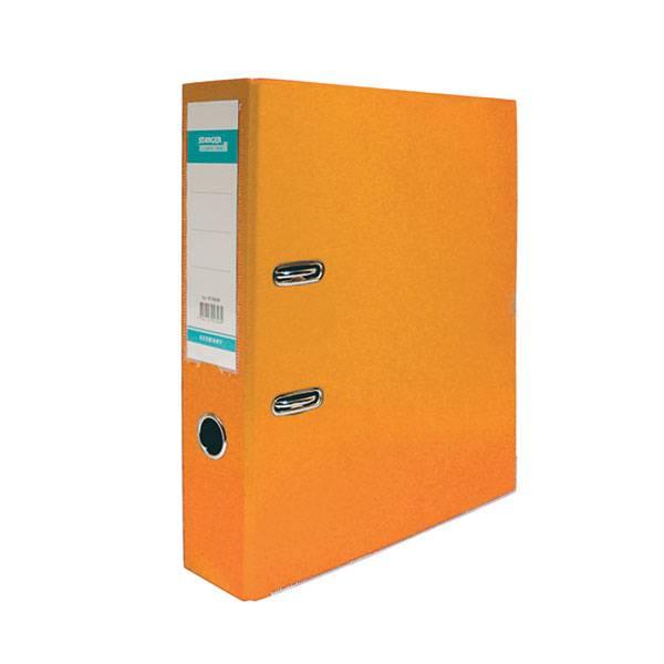 Папка с арочным механизмом Stanger (75мм, А4/двухстороннее покрытие пвх) оранжевая, 10шт