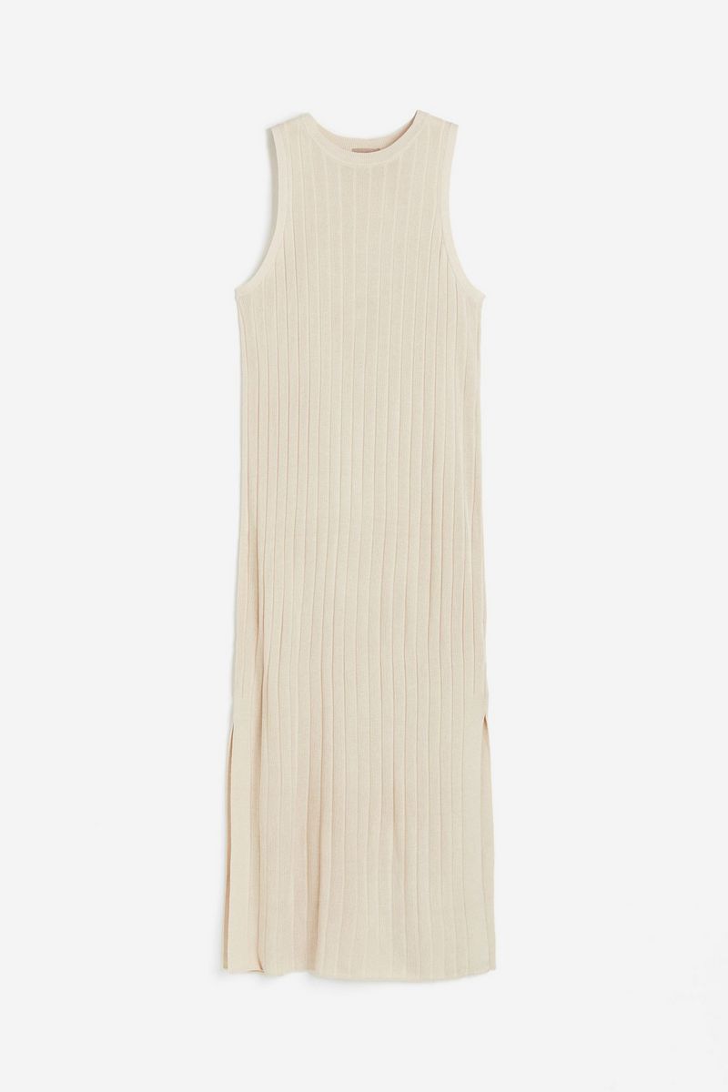 

Платье женское H&M 1214093 бежевое XS, Бежевый, 1214093