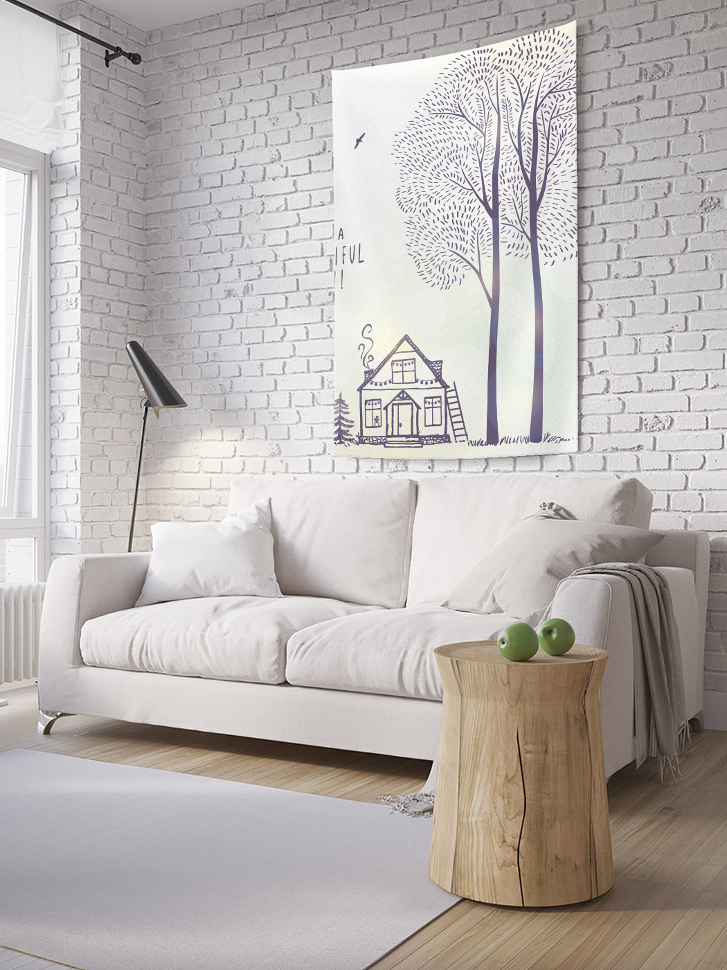 

Вертикальное фотопанно на стену JoyArty Прекрасный день 100x150 см, Прекрасный день