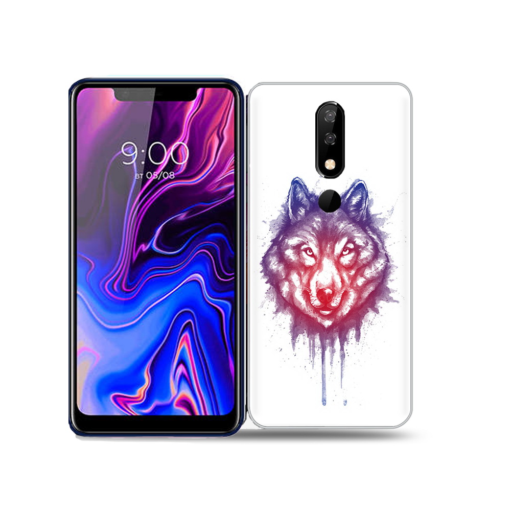 

Чехол MyPads Tocco для BQ 5732L пушистый волк, Прозрачный, Tocco