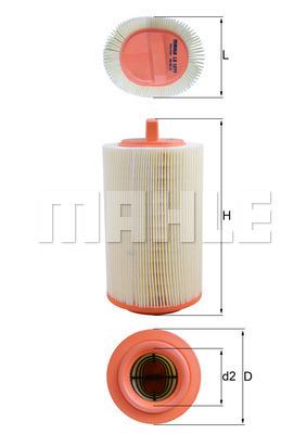 

Фильтр воздушный KNECHT LX 1277