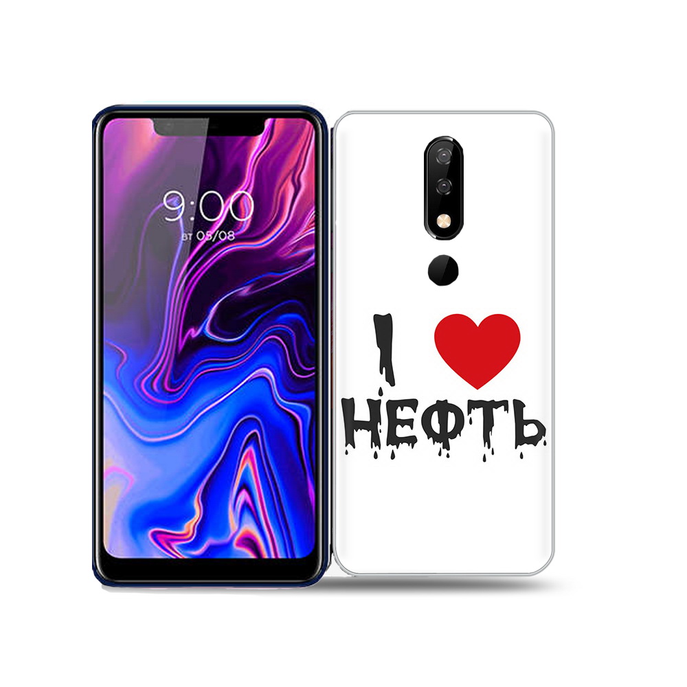 

Чехол MyPads Tocco для BQ 5732L нефть, Прозрачный, Tocco