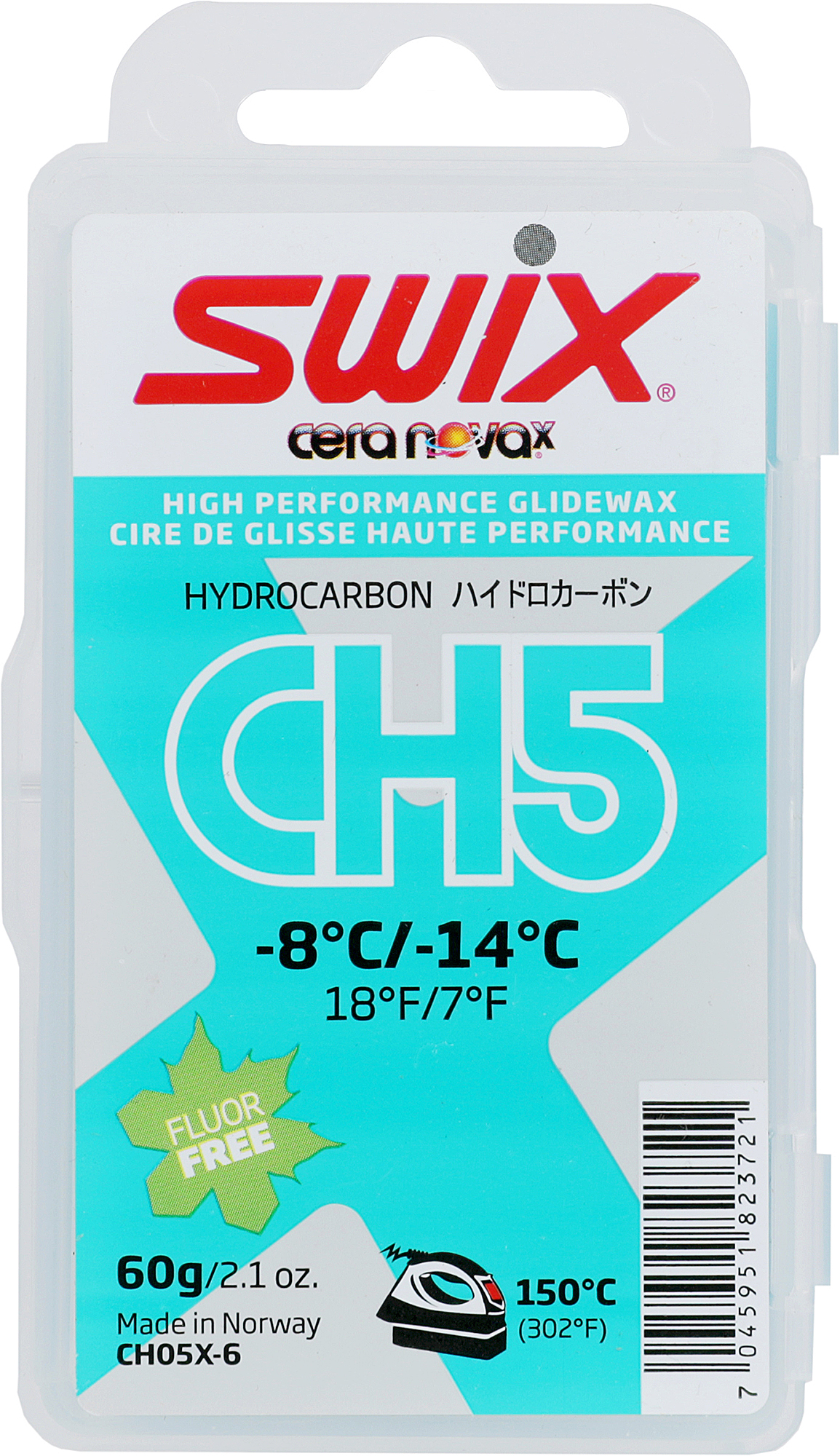 

Мазь Скольжения Swix 2019-20 Ch5X Turquoise -8C / -14C 60 Гр, Ch5X Turquoise