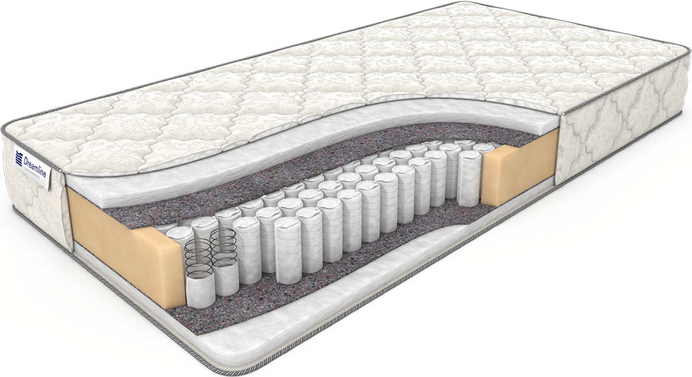 

Матрас Дримлайн Eco Holl TFK 110х195х21, Белый, Eco Holl TFK