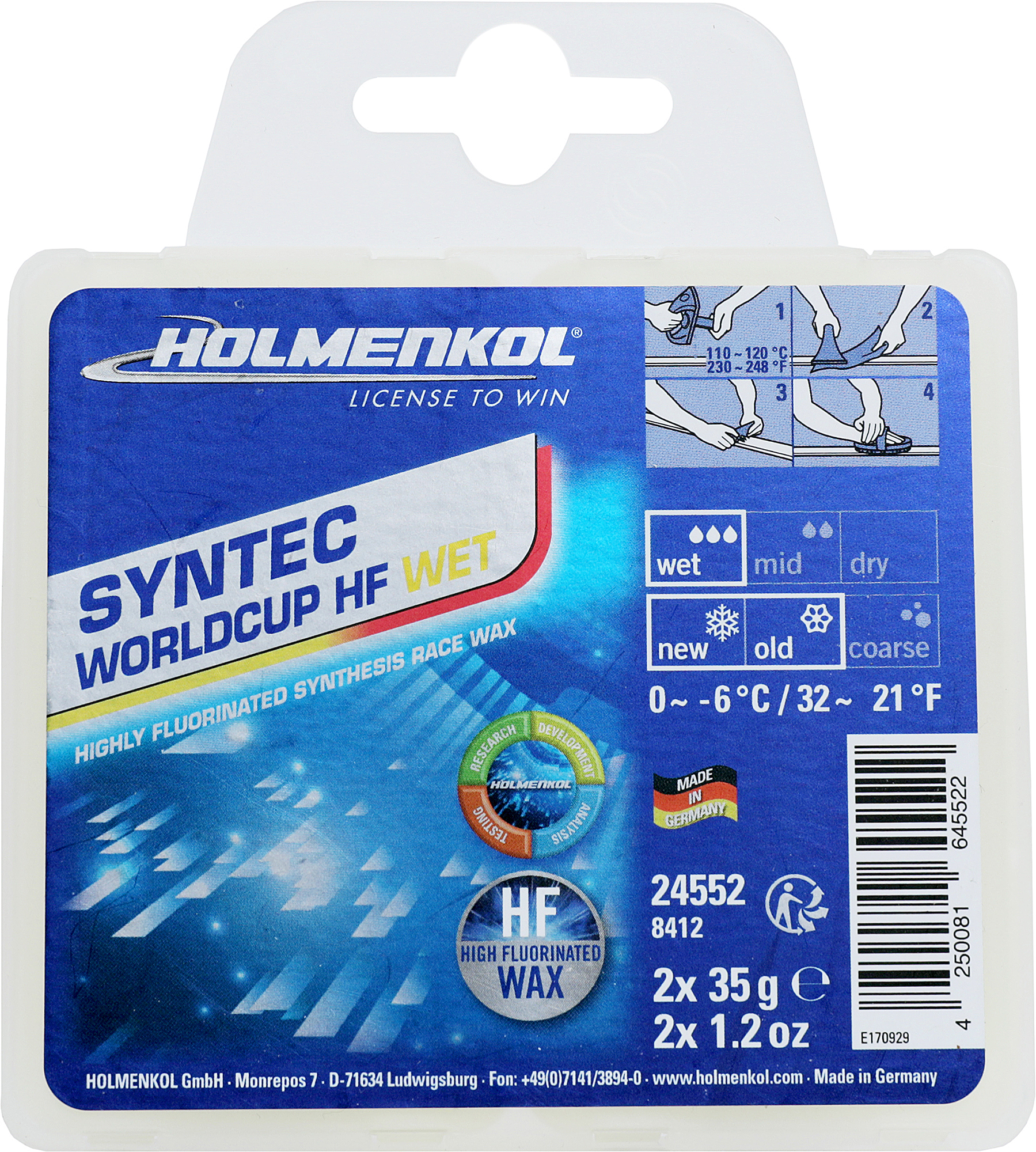 фото Высокофтористый парафин holmenkoln 2021-22 syntec worldcup hf wet