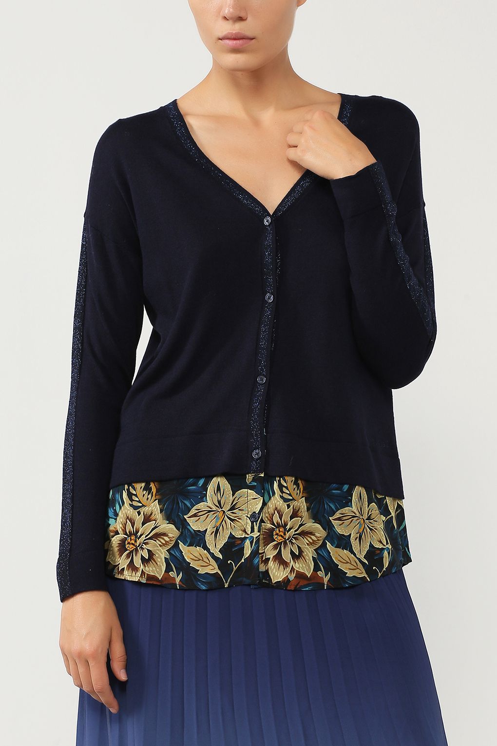 

Кардиган женский Desigual 20WWJF84 синий M, 20WWJF84