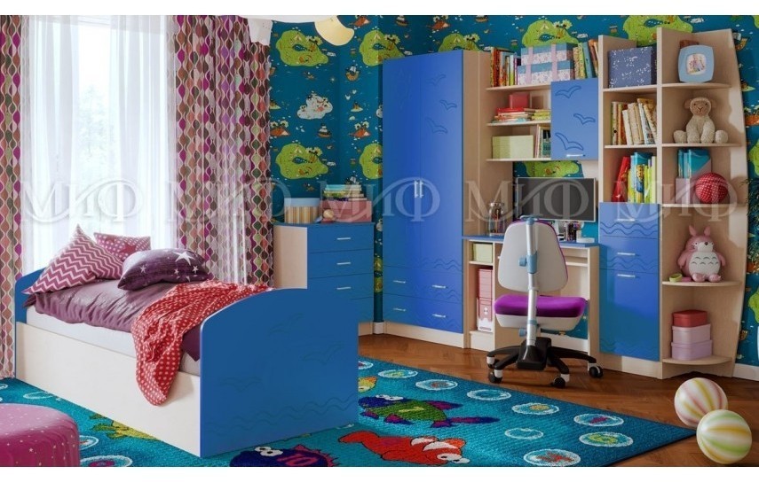 

Миф Модульная детская Юниор-2, матовый синий