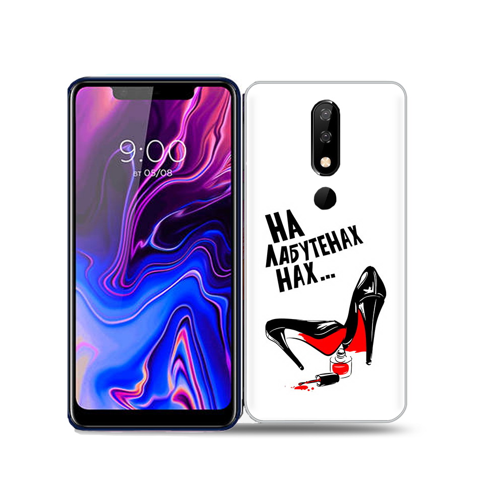 

Чехол MyPads Tocco для BQ 5732L на лабутенах, Прозрачный, Tocco