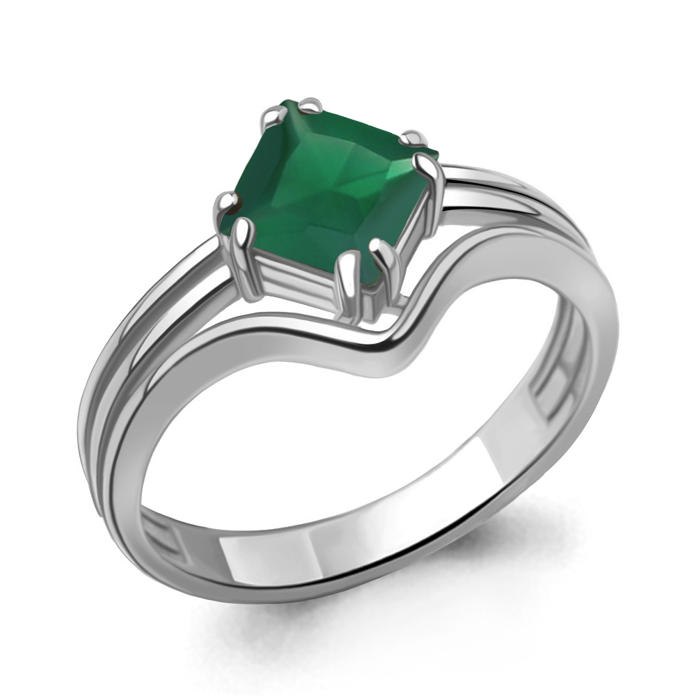 

Кольцо из серебра с агатом Aquamarine Aquamarine 6960609_925_р р. 16, 6960609_925_р