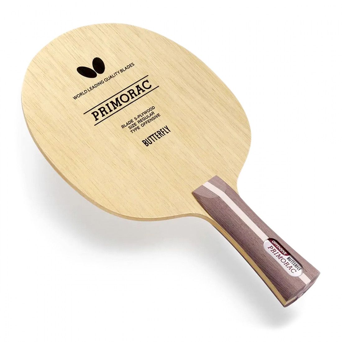 Основание ракетки для настольного тенниса Butterfly Zoran Primorac FL бежевое-коричневое