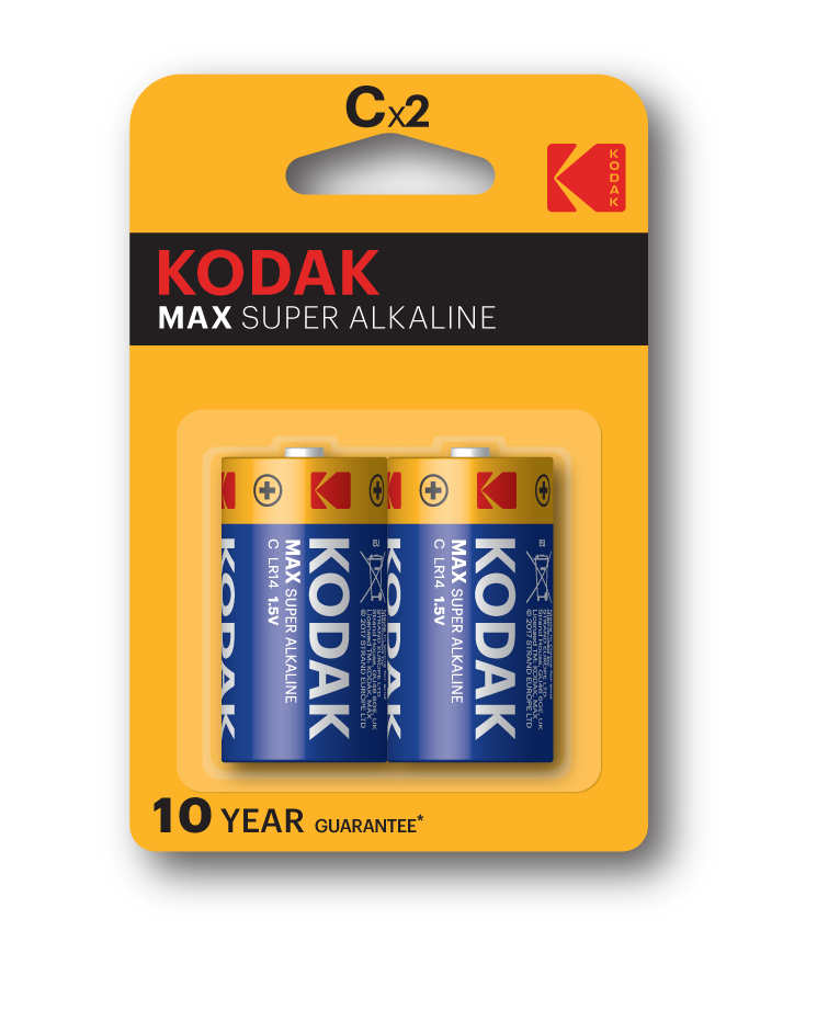 

Батарейка Kodak Lr14 Bl-2 Max KODAK арт. 30952836-RU1