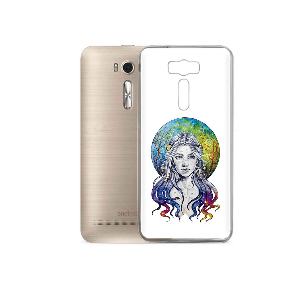 

Чехол MyPads Tocco для Asus ZenFone 2 Laser (ZE500KL) девушка с красивыми волосами, Прозрачный, Tocco