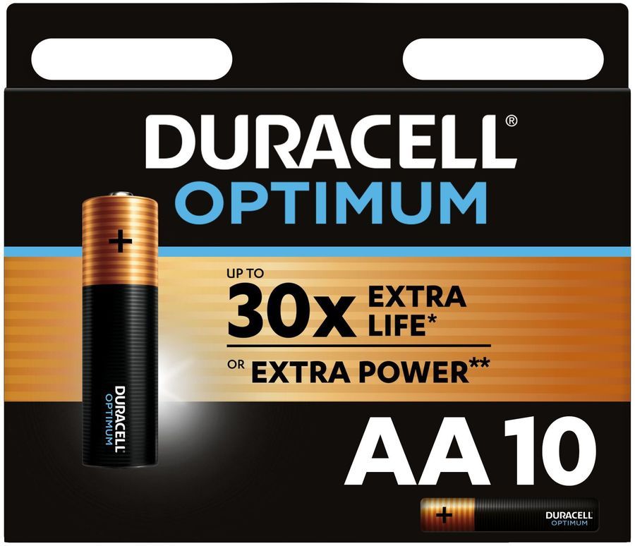 Батарейка Duracell Lr6 Aa Bl-10 Optimum DURACELL арт. 5014071