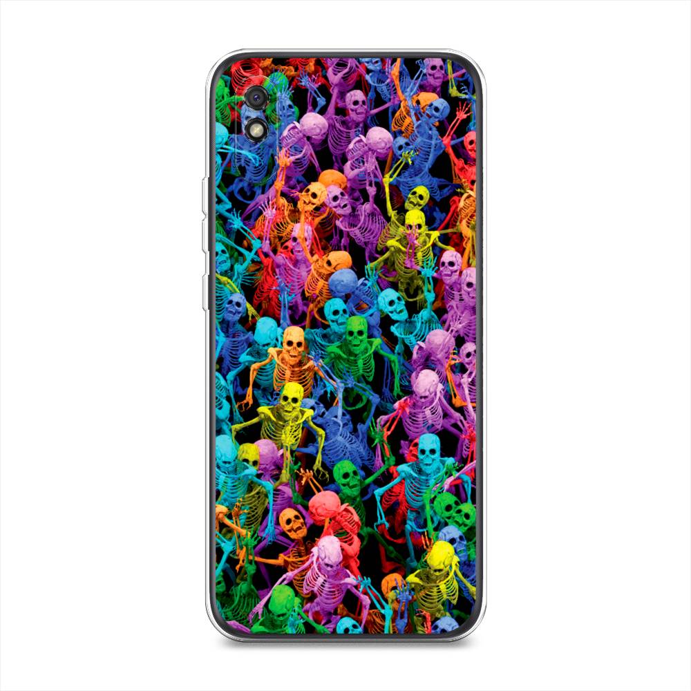 

Чехол на Xiaomi Redmi 9A "Вечеринка скелетов", Фиолетовый;желтый;оранжевый, 38950-6