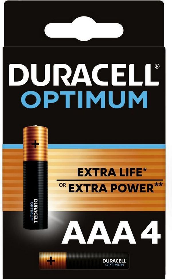 Батарейка Duracell Lr03 Ааа Bl-4 Optimum DURACELL арт. 5014062
