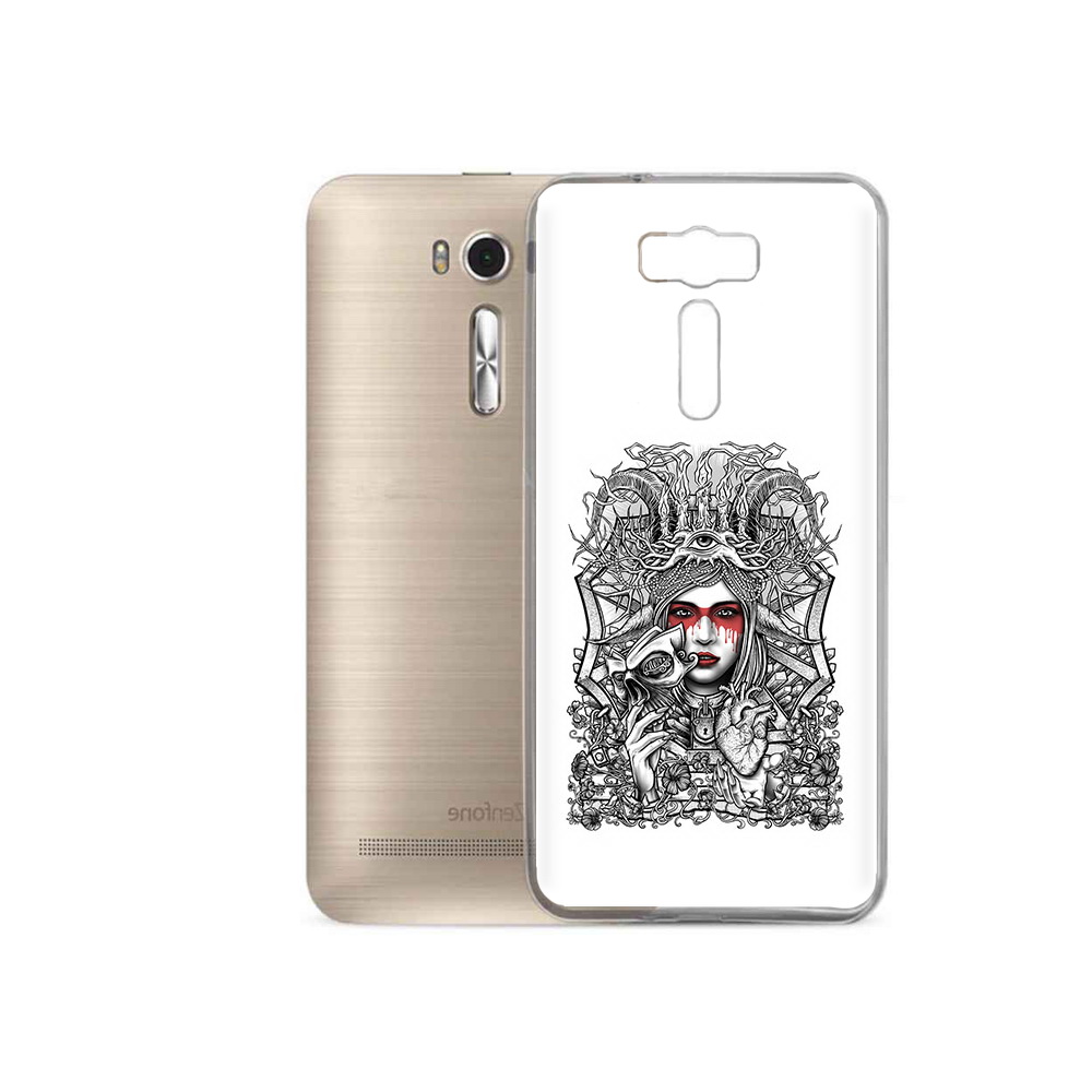 

Чехол MyPads Tocco для Asus ZenFone 2 Laser (ZE500KL) грусная девушка, Прозрачный, Tocco
