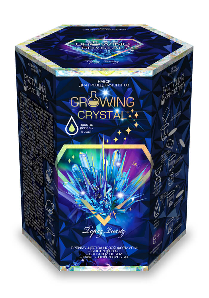 фото Danko toys набор для проведения опытов growing crystal, набор 4 grk-01-04