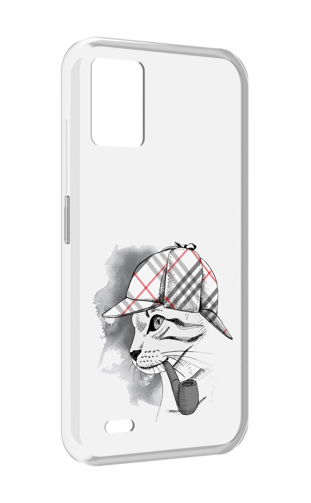 

Чехол MyPads кошка с трубкой для UMIDIGI Bison 1, Прозрачный, Tocco