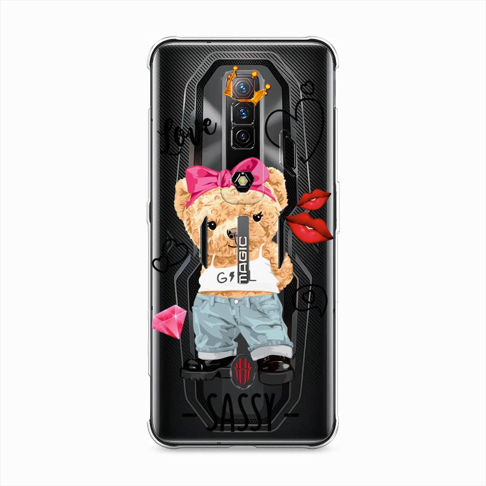 

Чехол на ZTE Nubia Red Magic 7S "Sugar Mommy", Голубой;белый;розовый, 136350-6