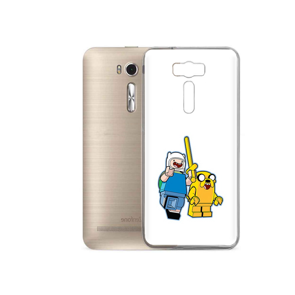 

Чехол MyPads Tocco для Asus ZenFone 2 Laser (ZE500KL) время приключений лего, Прозрачный, Tocco