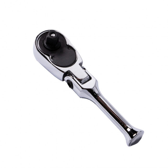 LICOTA Licota - Трещотка 48 зубов 1/4 шарнирная короткая с металлической ручкой валдайский колокольчик с металлической ручкой d 5 см