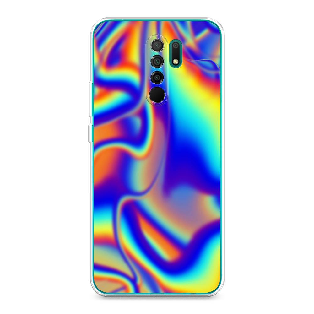 

Чехол на Xiaomi Redmi 9 "Яркая голограмма", Разноцветный, 38350-3