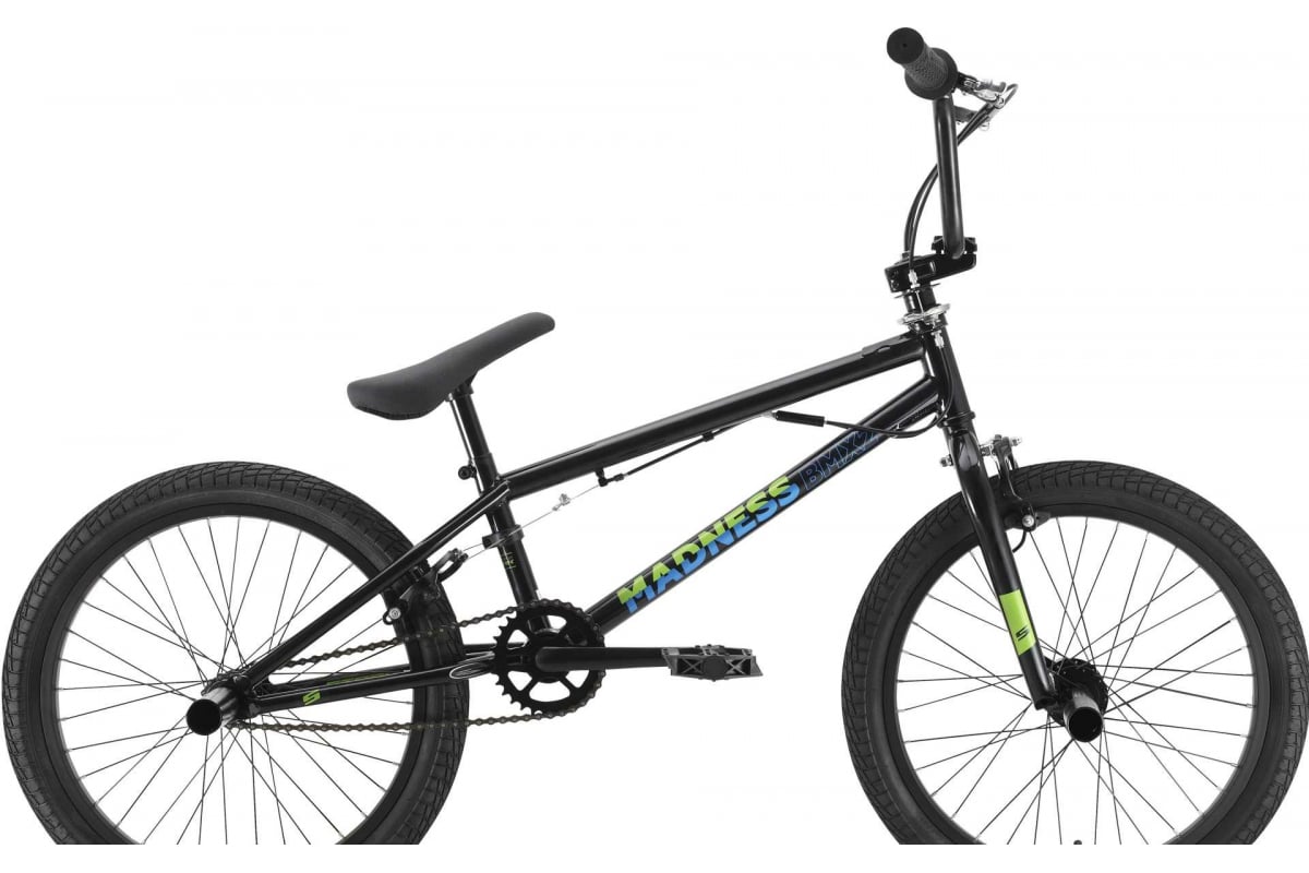 

Велосипед Stark'22 Madness BMX 2, Черный;зеленый, Madness