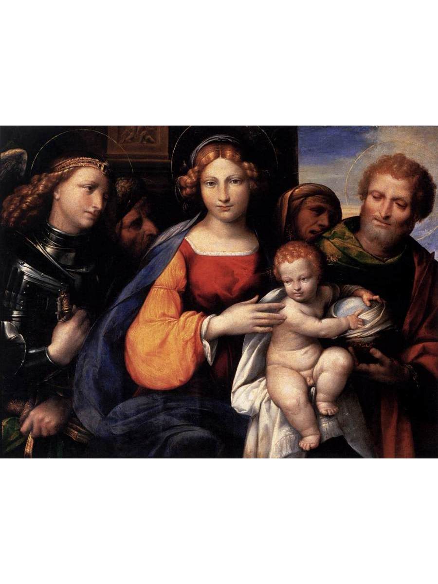 

Постер DRABS A3 Бенвенуто Тизи Virgin and Child with Saints